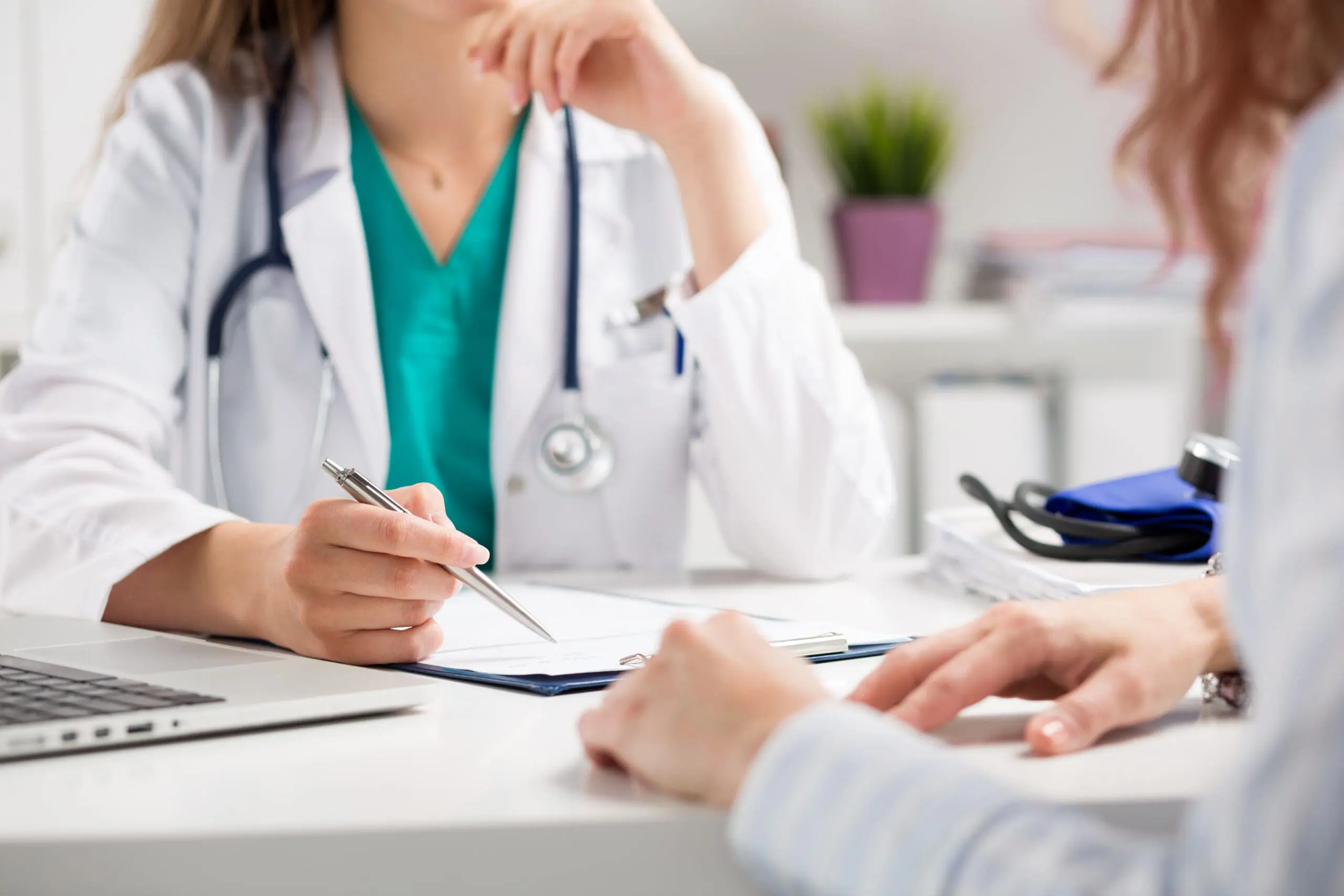Two women discussing the Long-Term Health Considerations