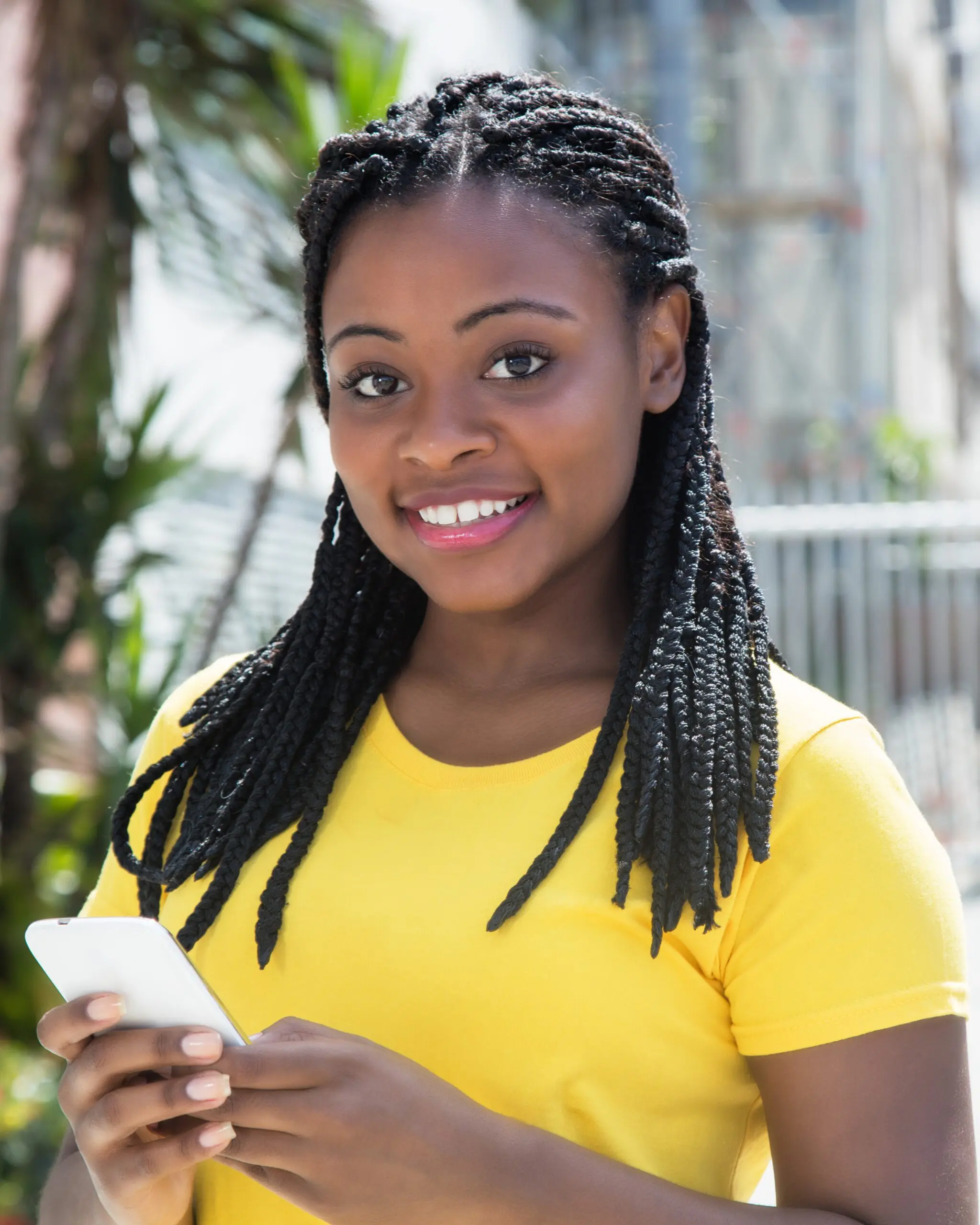 A woman searching online, "Understanding Your Adoption Options: A Complete Overview"