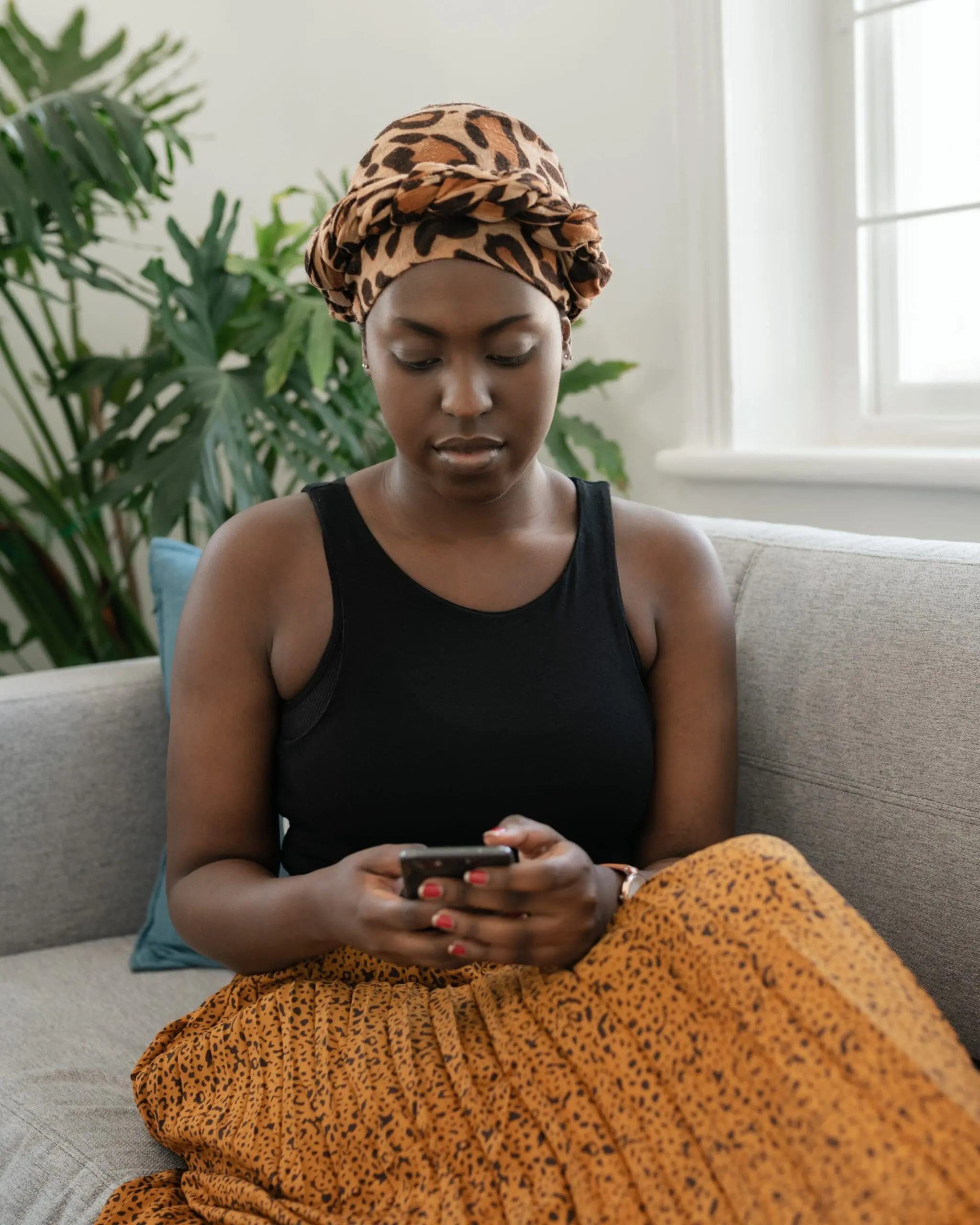 A woman researching the serious complications of the abortion pill