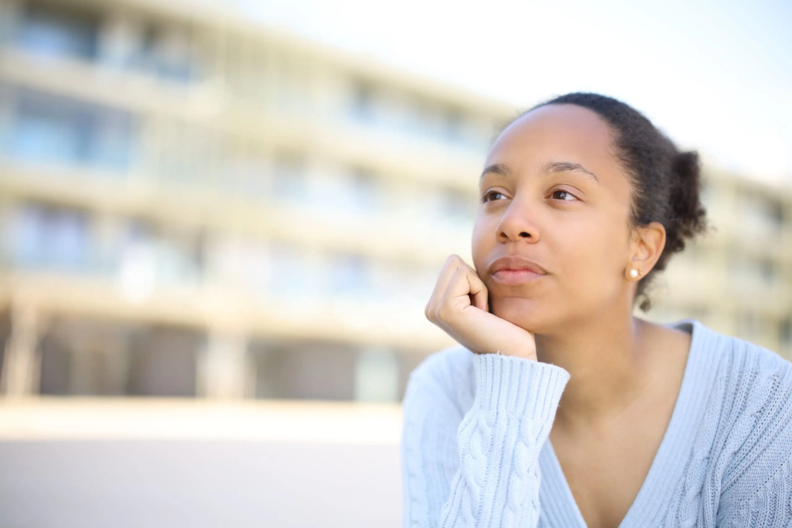 A woman wondering, "Can the Abortion Pill Be Reversed?"