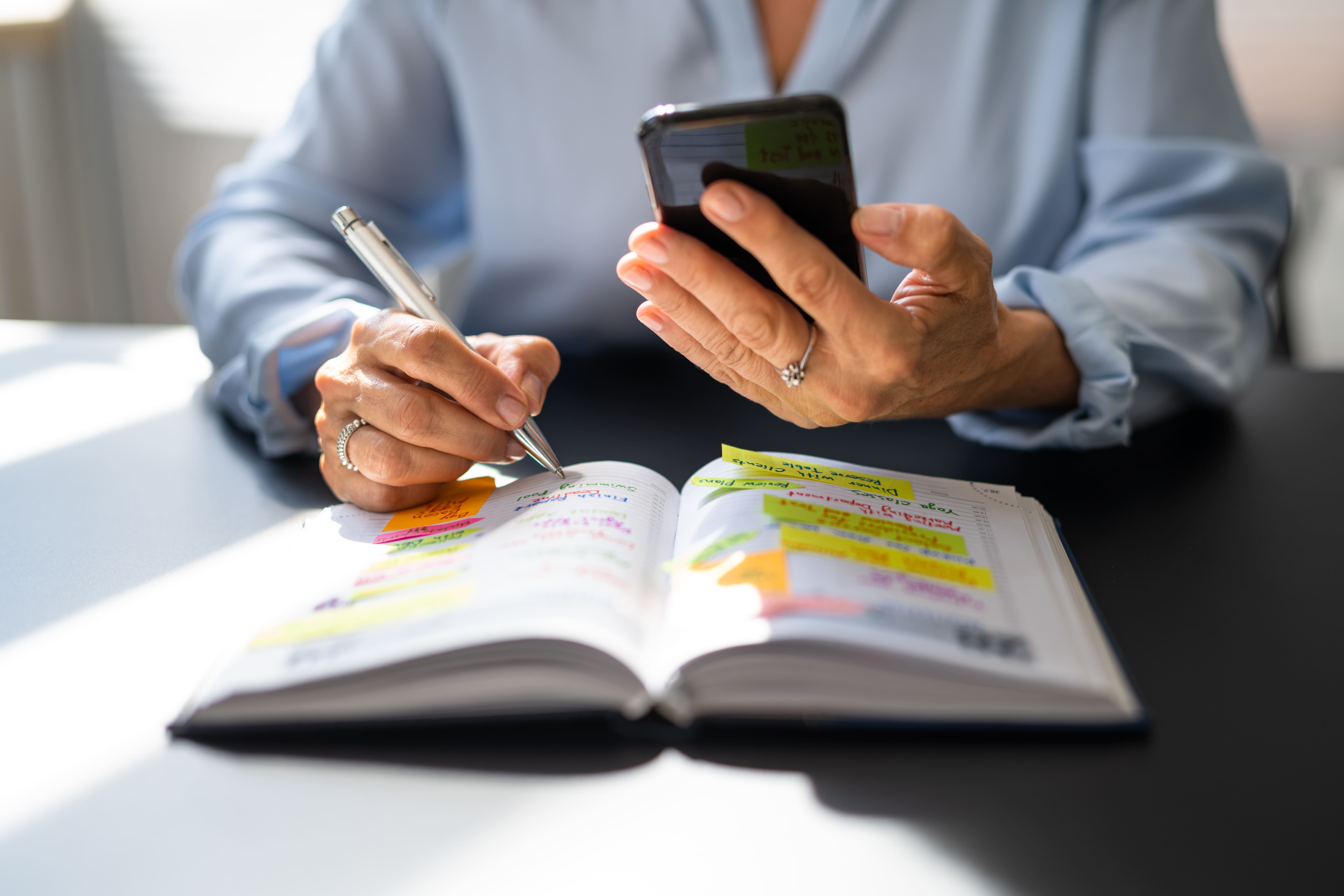 A woman researching "When Should You Start the Treatment?"