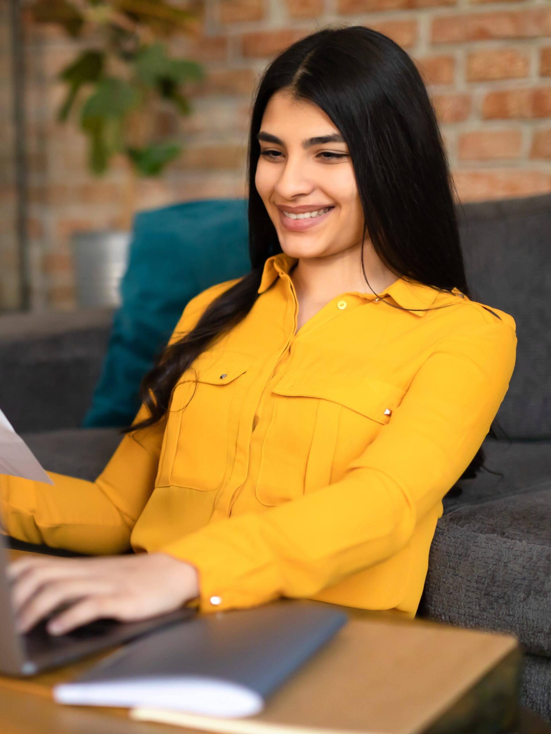 A woman researching "Why Gestational Age Matters"