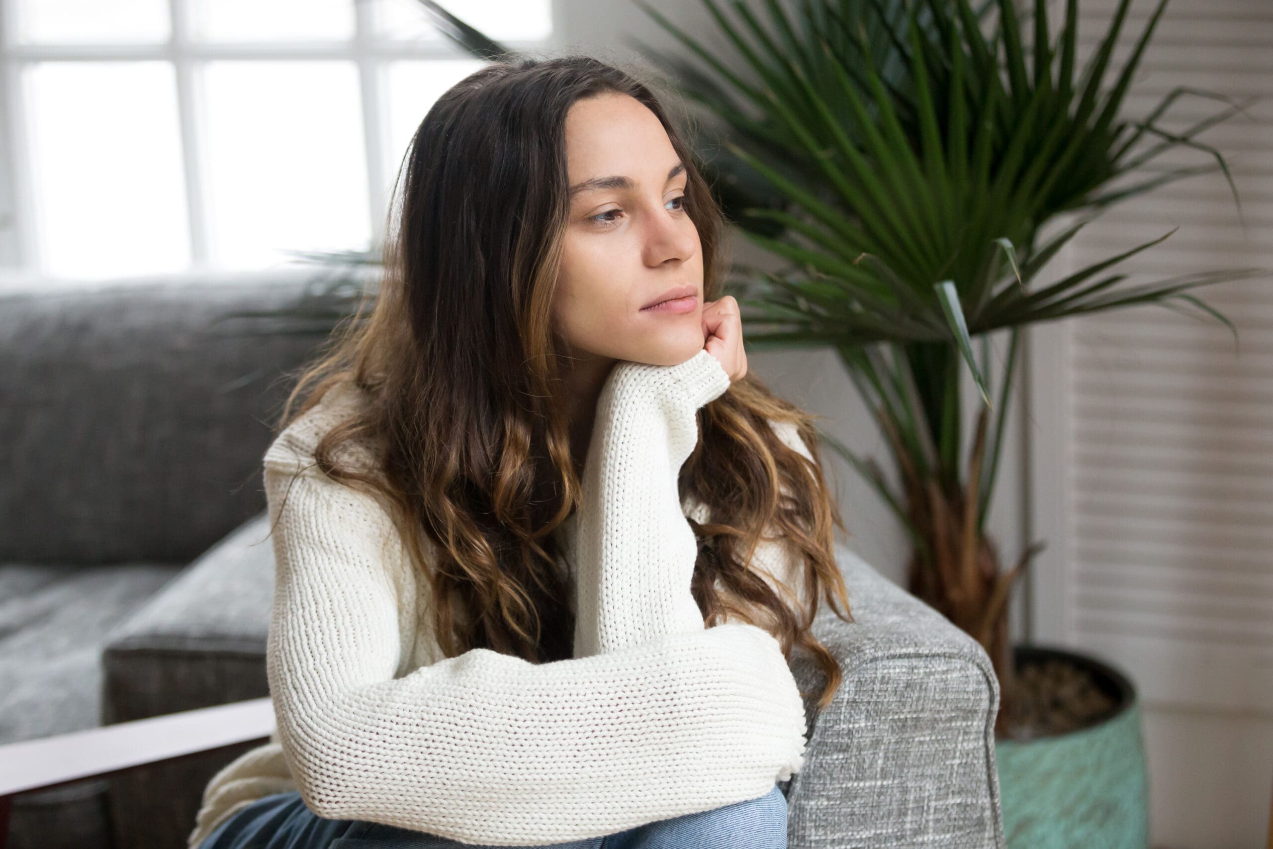 A woman thinking about getting a Pre-Abortion Assessment